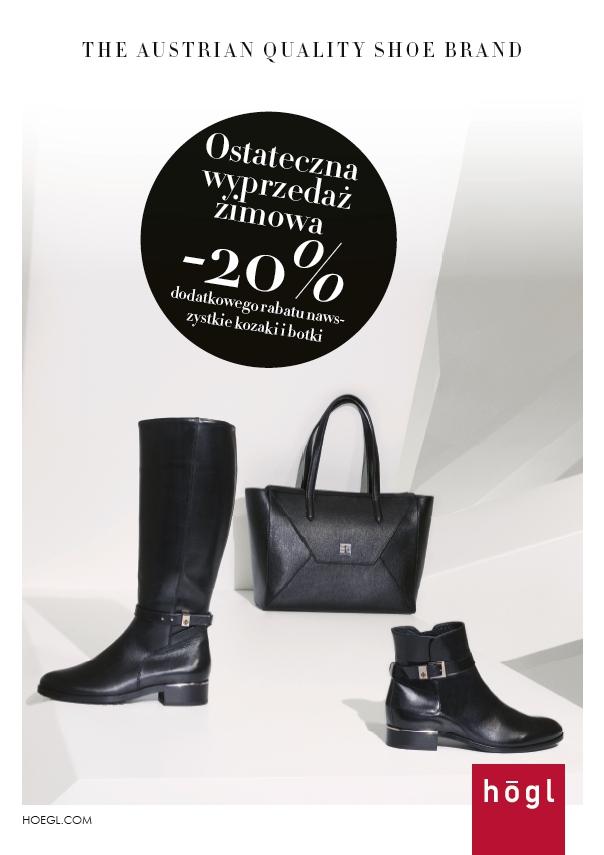 Dodatkowy rabat 20% na wszystkie kozaki i botki