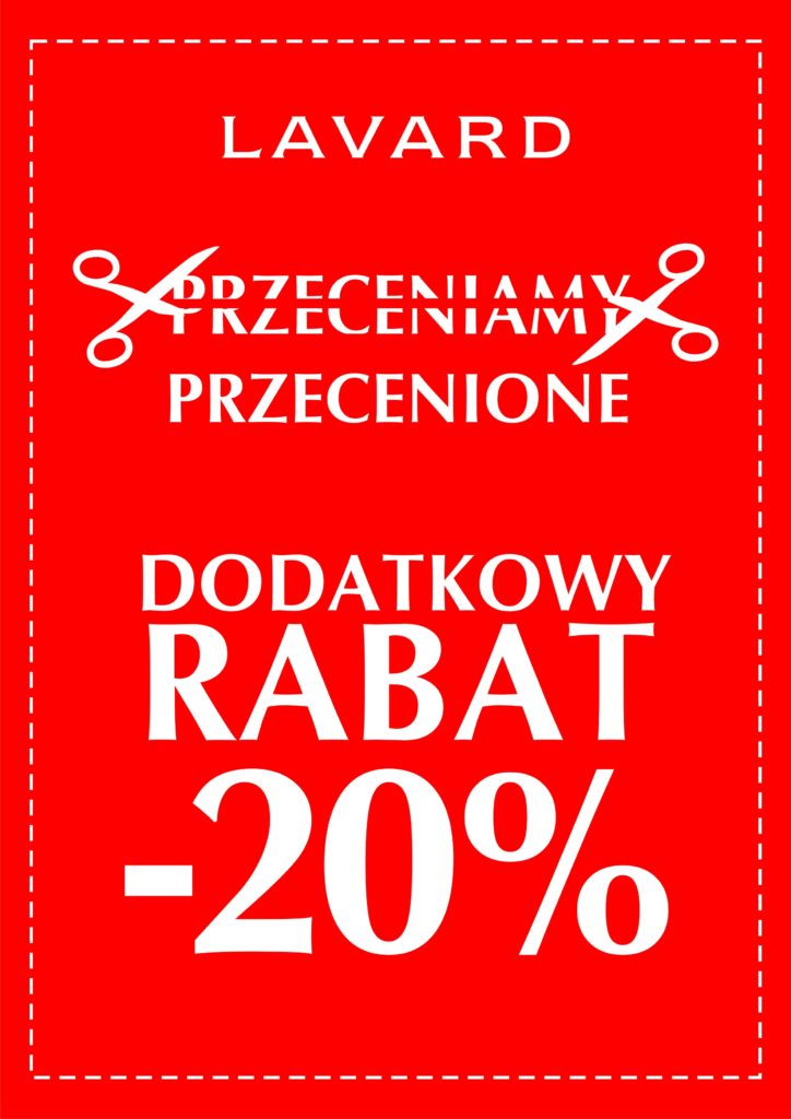 Przeceniamy przecenione 20%