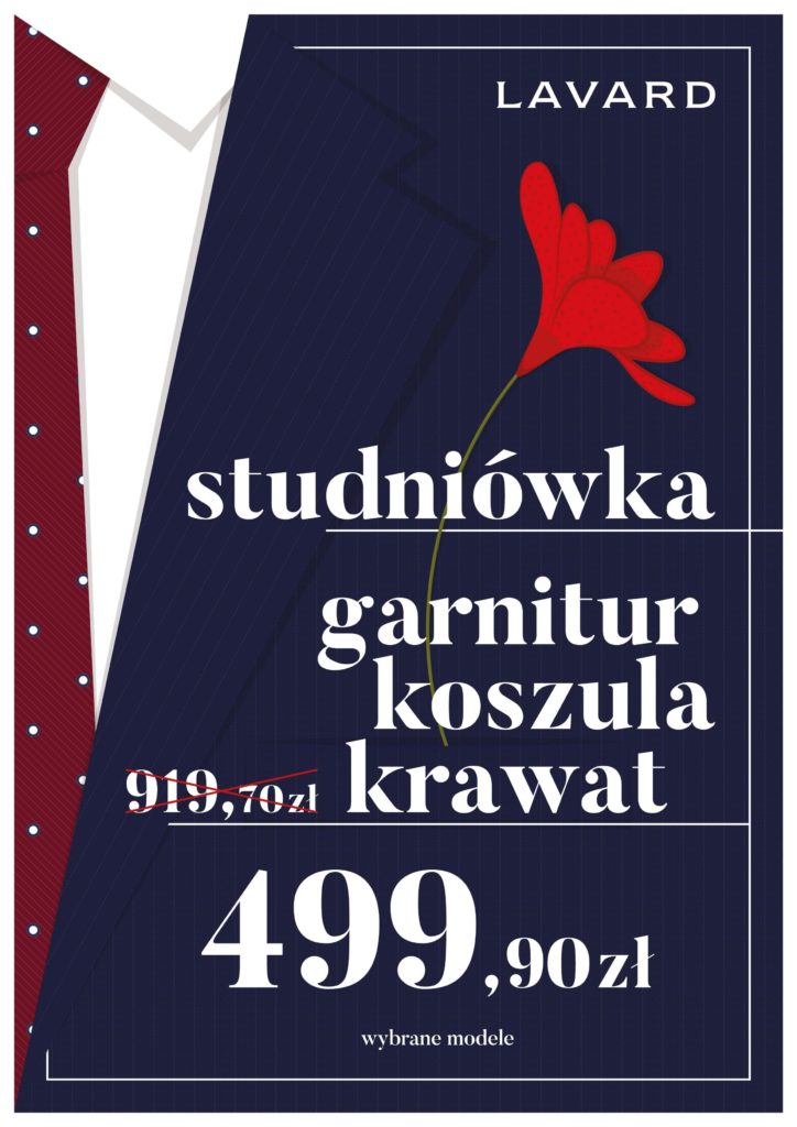 Garnitur + koszula + krawat 919,70 zł na 499,90