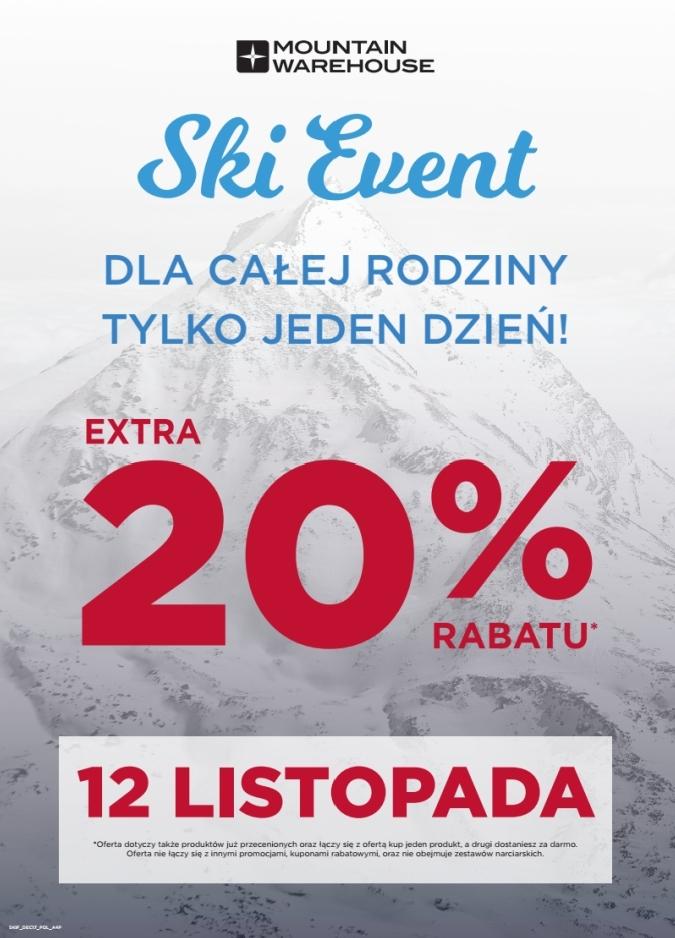 Ski Event dla Całej rodziny tylko jeden dzień extra -20%