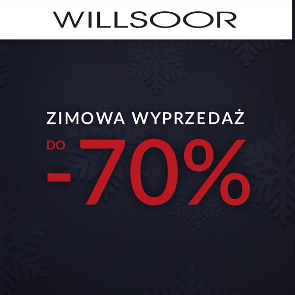 Zimowa Wyprzedaż w Willsoor! Promocje do -70%