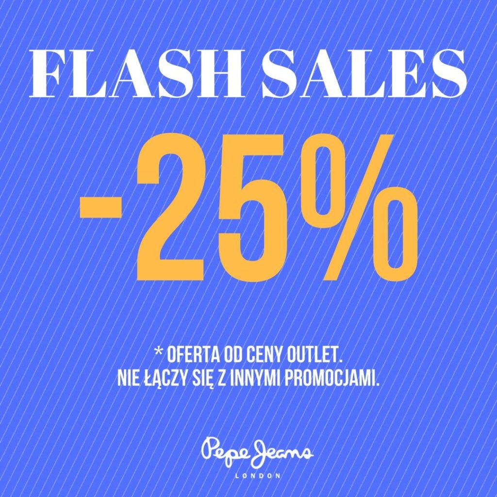 Flash Sale 25% taniej