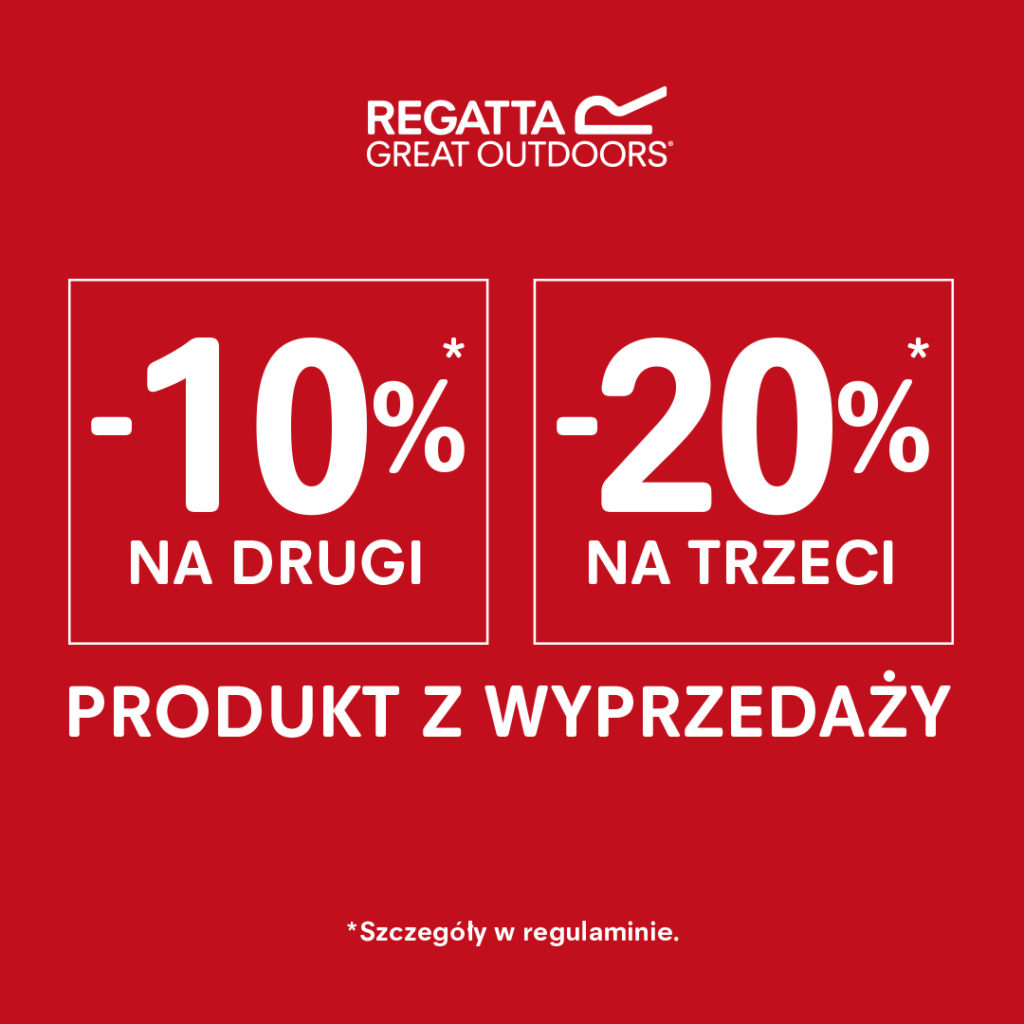 -10% na drugi oraz -20% na trzeci produkt z wyprzedaży