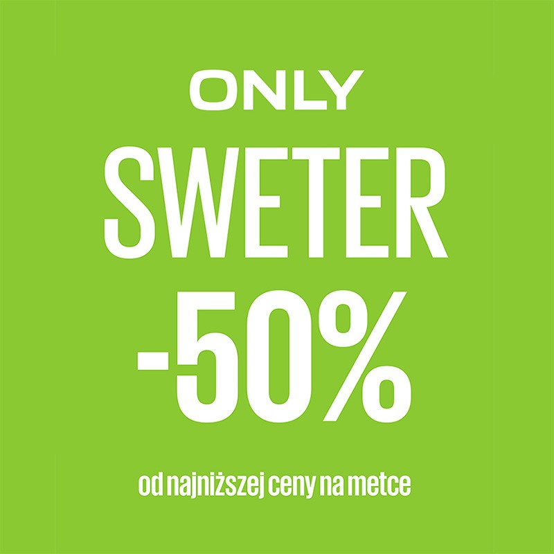 -50% na wszystkie swetry