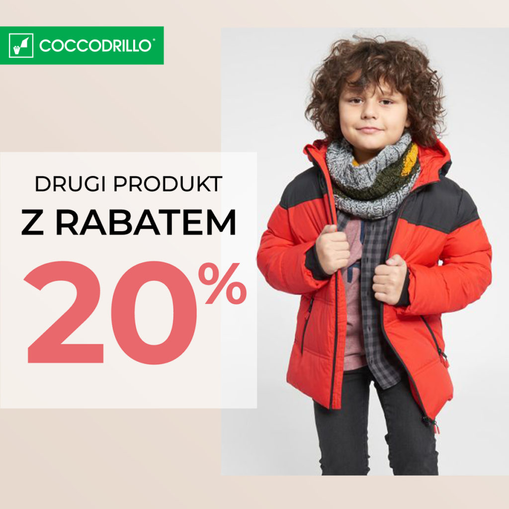 -20% na drugi produkt.