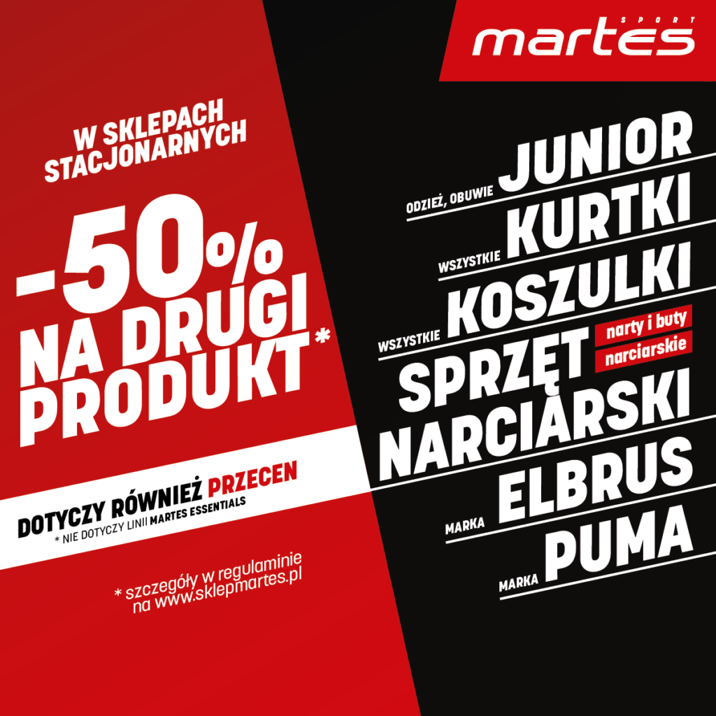 -50% na drugi produkt