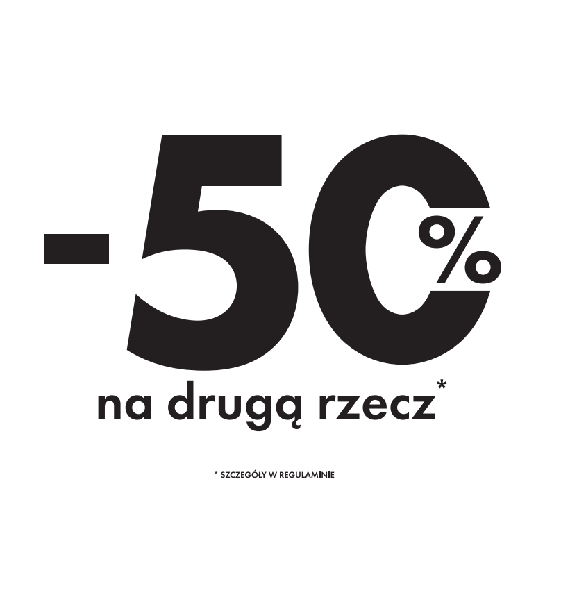 -50% drugą rzecz