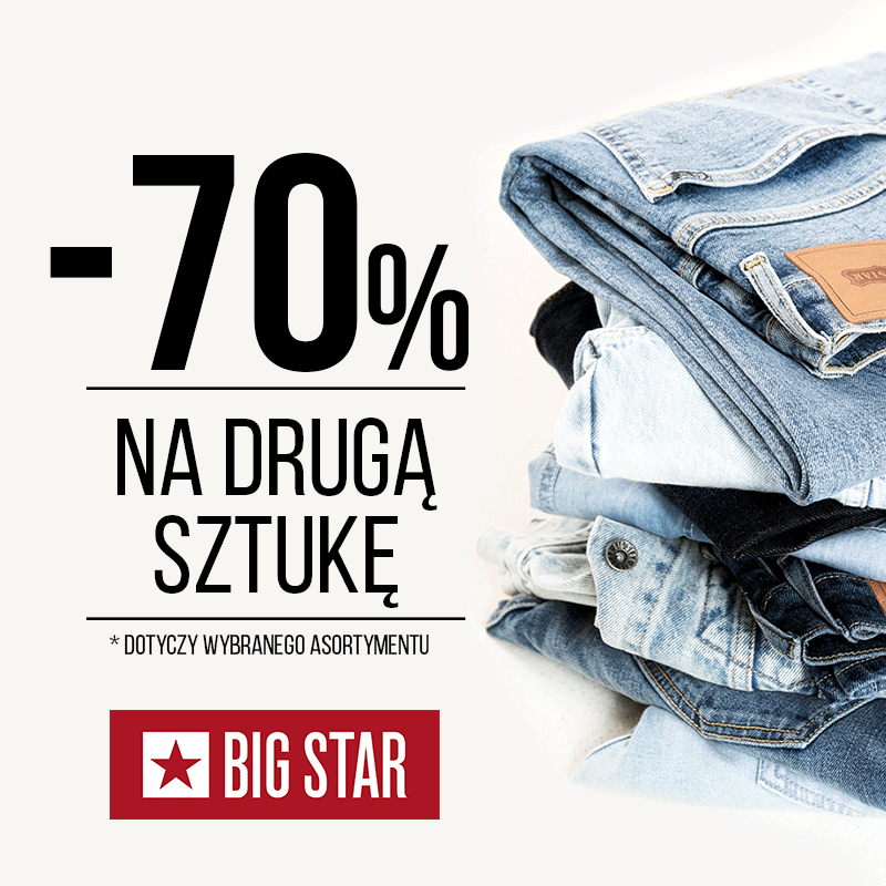 -70% na drugą sztukę