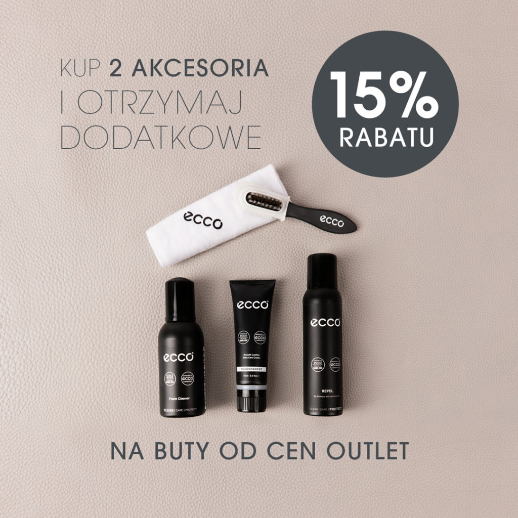 -15% rabatu na buty przy zakupie dwóch akcesoriów