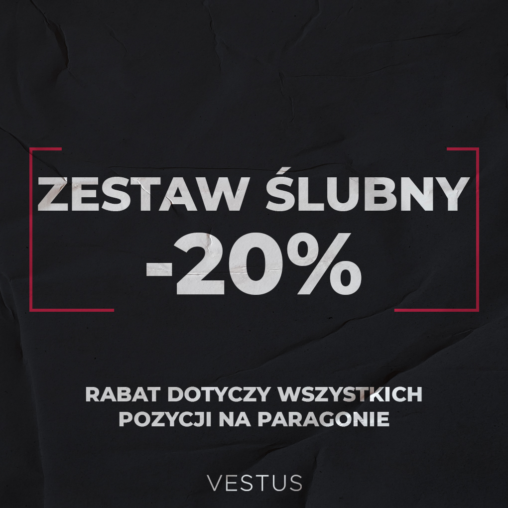 -20% na zestaw ślubny