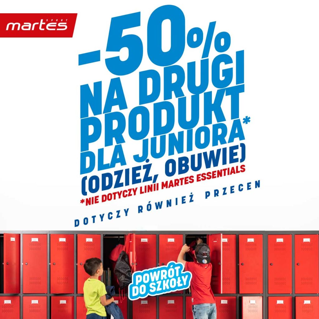 -50% na drugi produkt dla dziecka