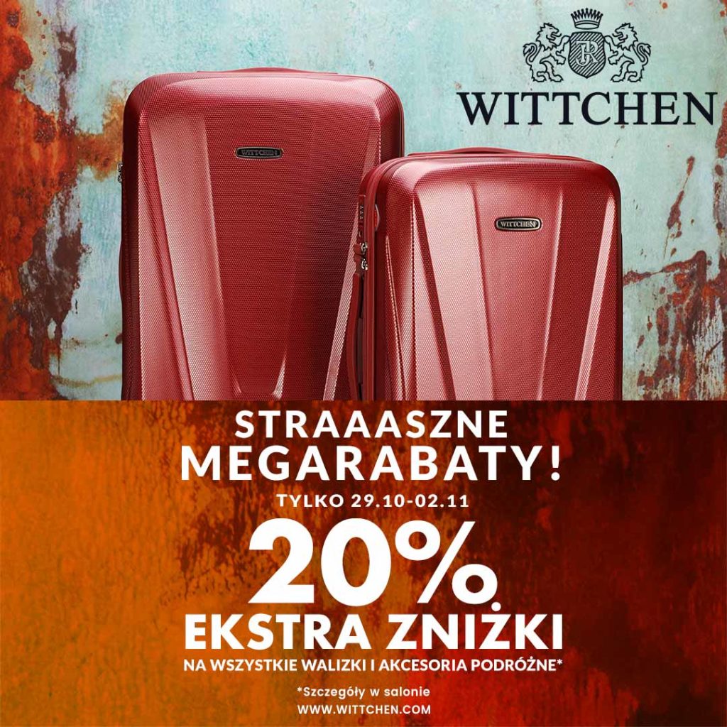 -20% na walizki i akcesoria podróżne