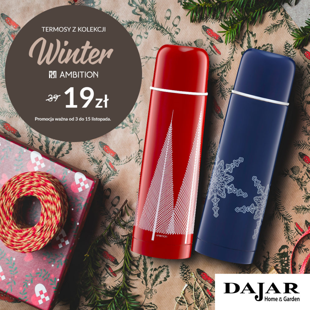 19 zł za termosy z kolekcji winter