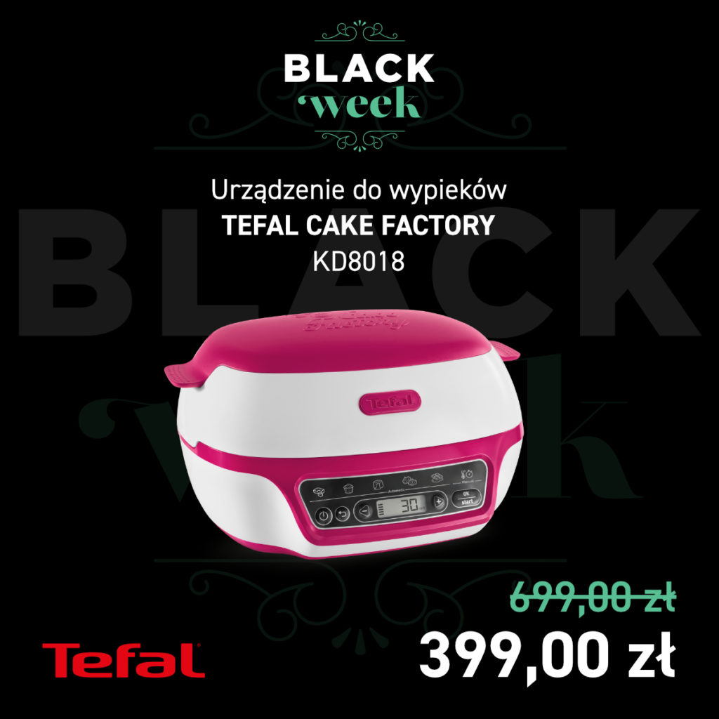 399 zł za urządzenie do wypieków Tefal Cake Factory