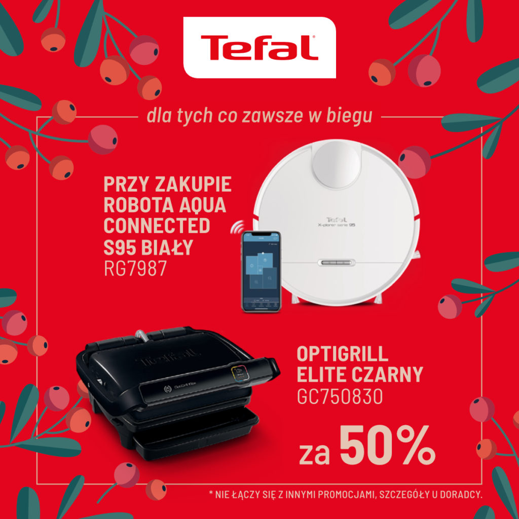 -50% na Optigrill Elite przy zakupie robota Aqua Connected S95