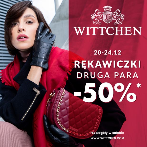 -50% na drugą parę rękawiczek