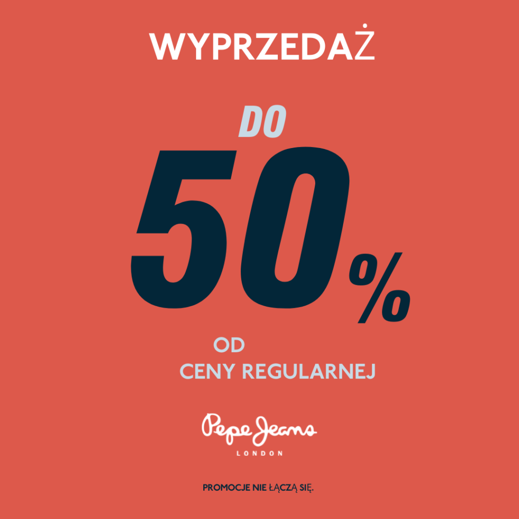 do -50% na wybrany asortyment