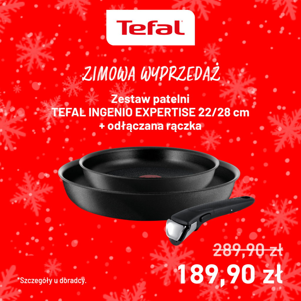 199,90 zł zestaw patelni Tefal Ingenio Expertise