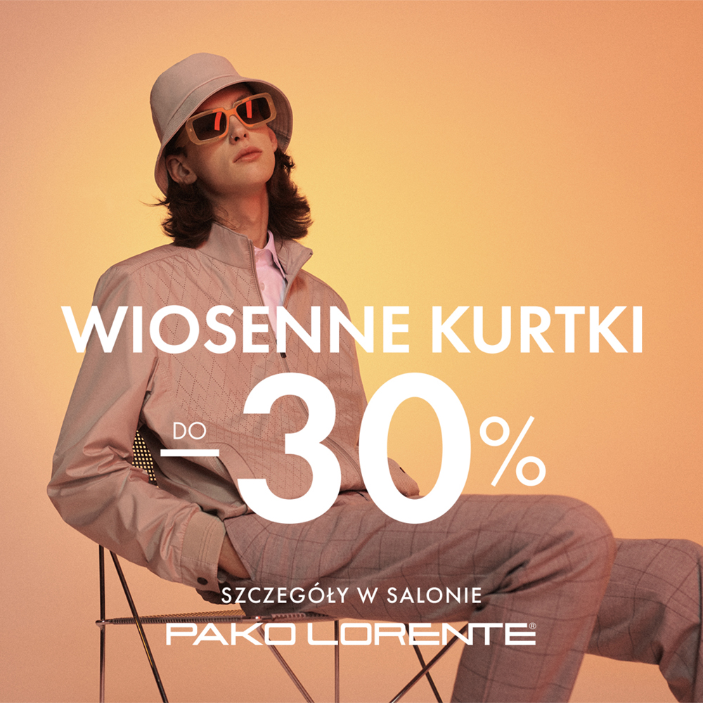 -30% na kurtki wiosenne