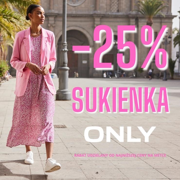 -25% na wybrane modele sukienek
