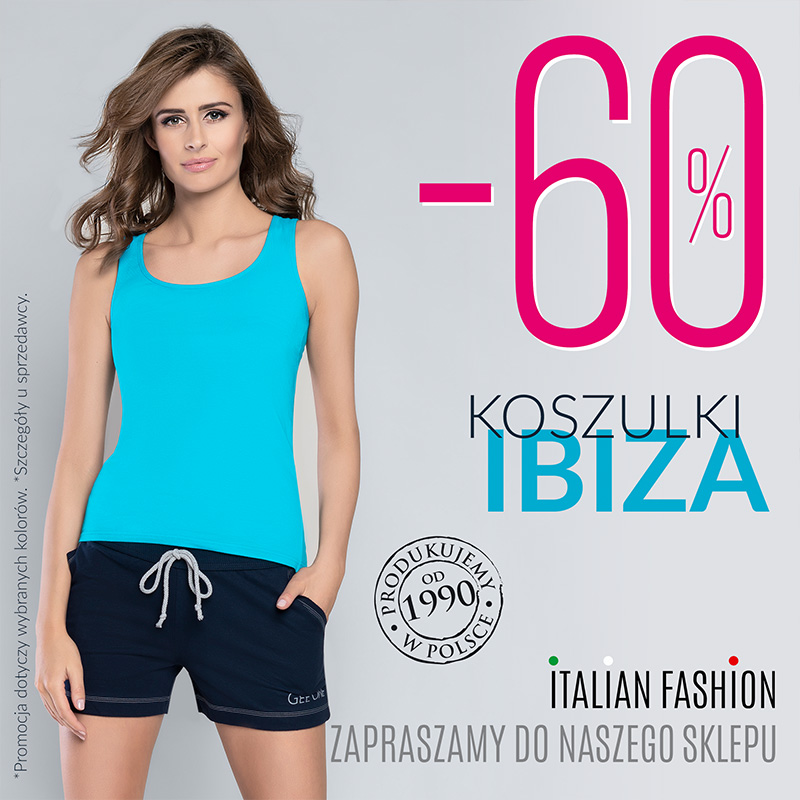-60% na koszulki IBIZA