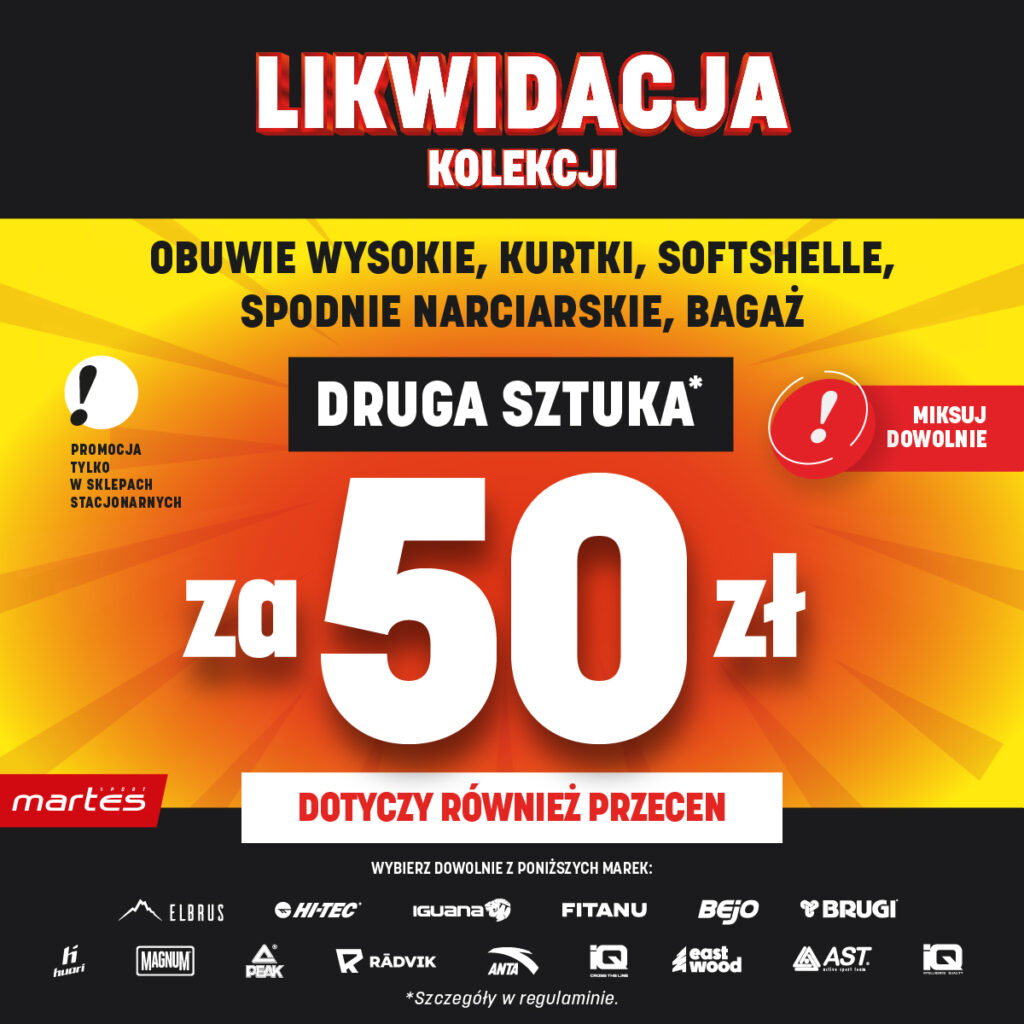 DRUGA SZTUKA ZA 50ZŁ