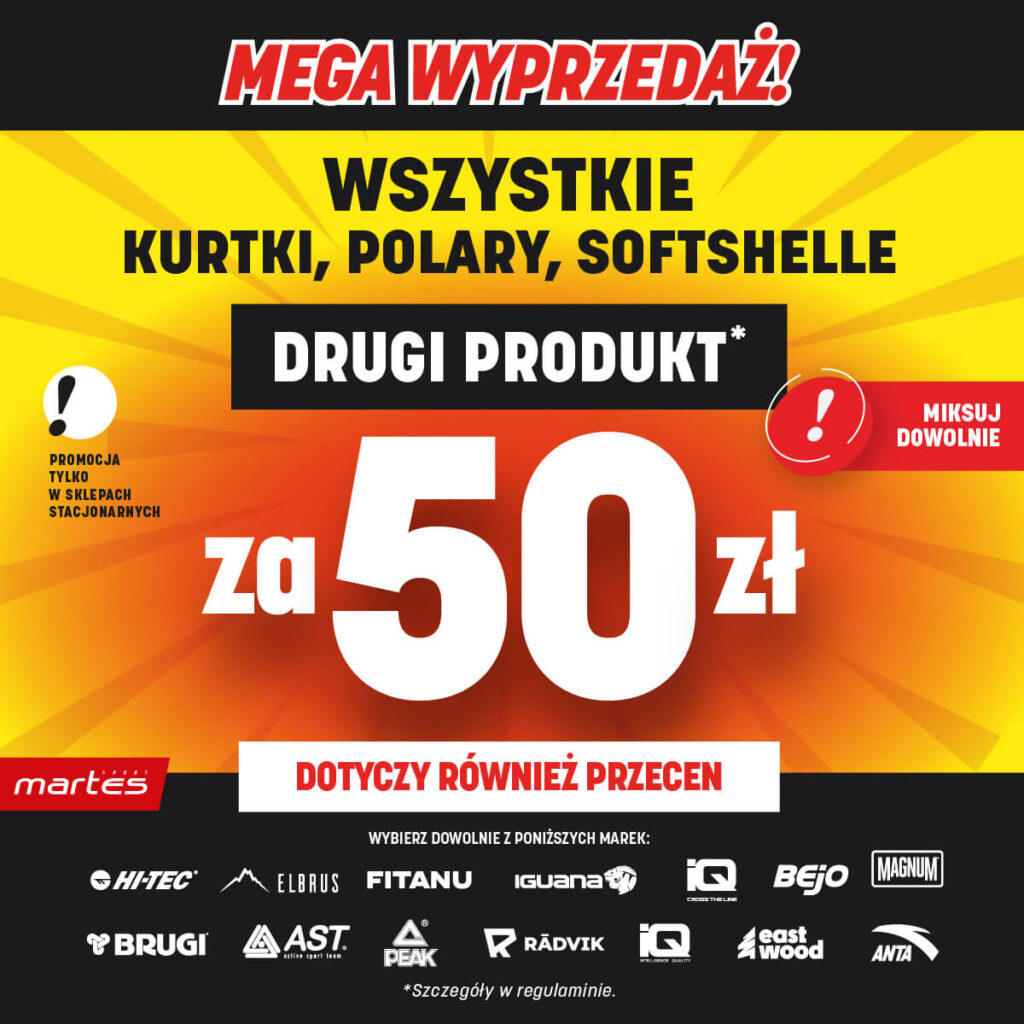 DRUGI PRODUKT ZA 50ZŁ