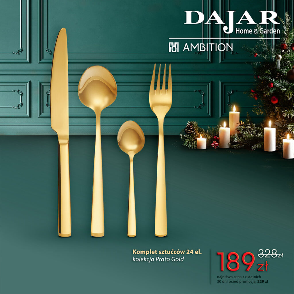 komplet sztućców za 189 zł