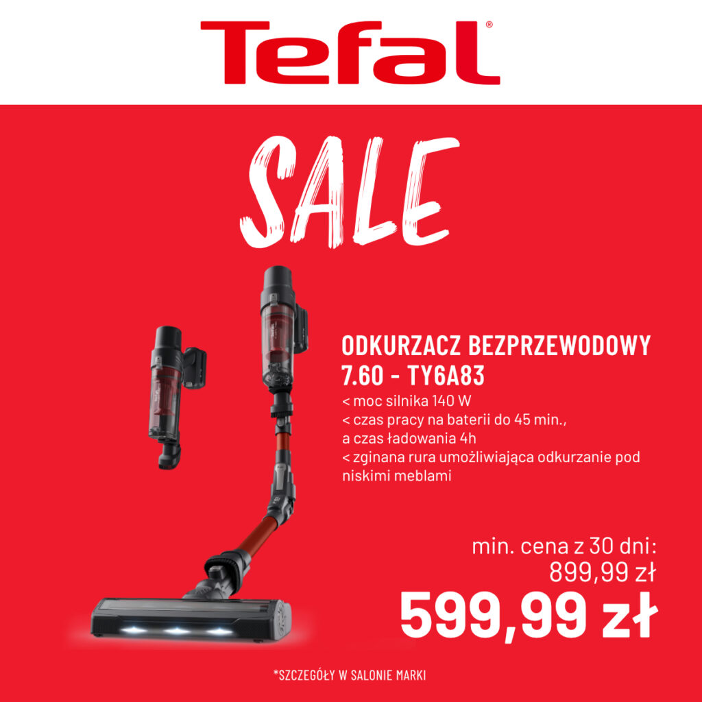 Odkurzacz bezprzewodowy 7.60 za&nbsp;599,99zł