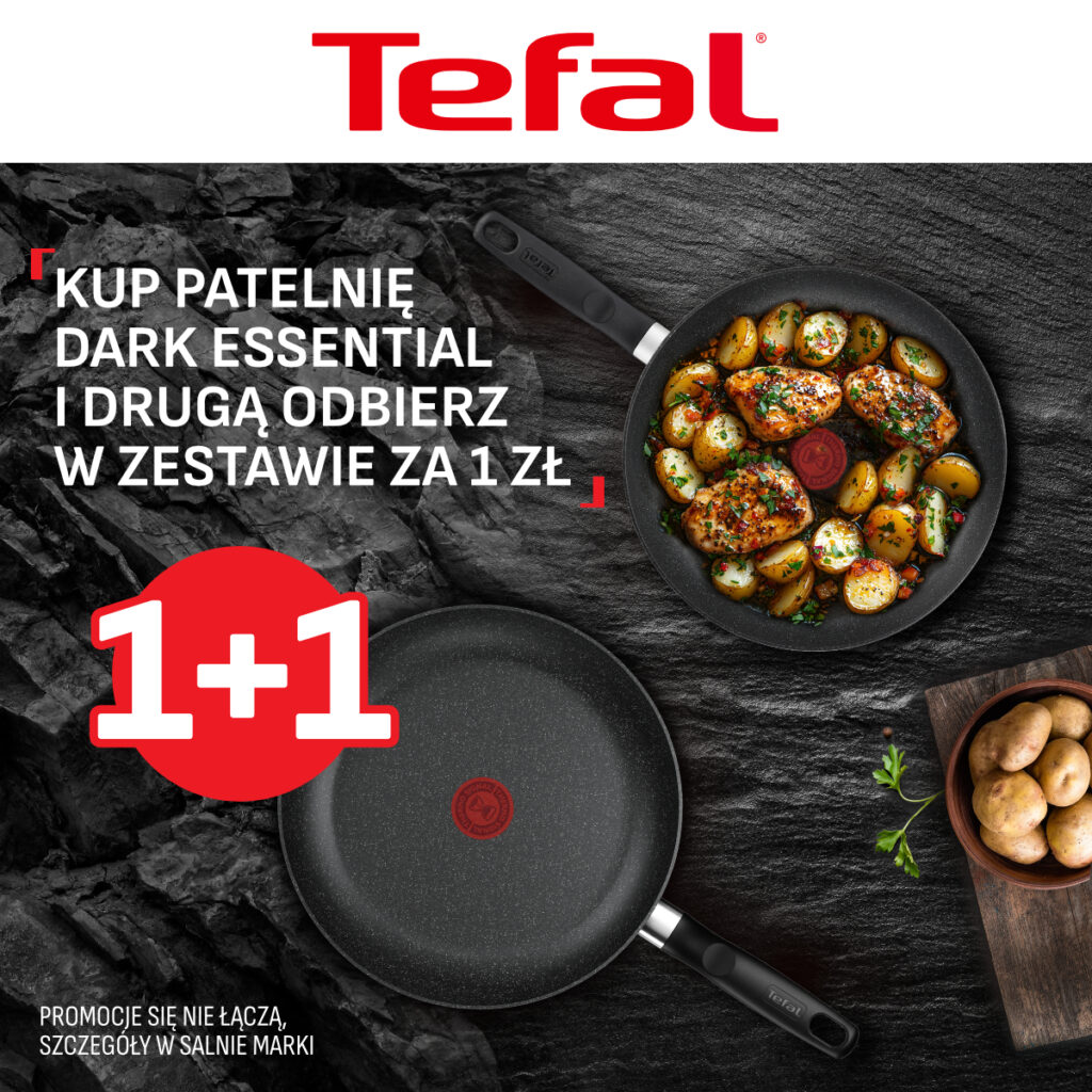 Kup patelnie DARK ESSENTIAL i&nbsp;drugą odbierz w&nbsp;zestawie za&nbsp;1 zł.