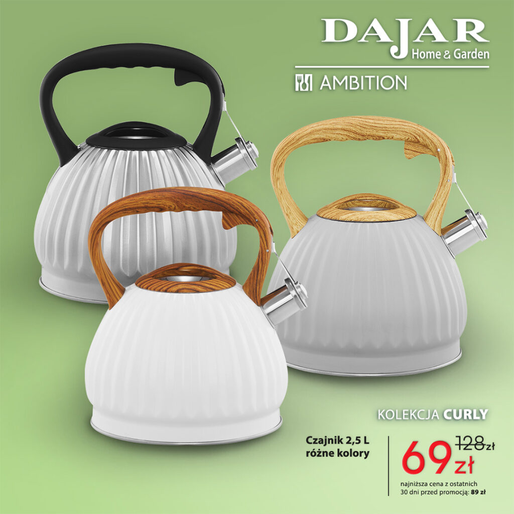 Czajnik 2,5l za&nbsp;69zł